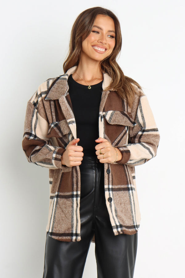 OUTERWEAR @Bianca Jacket - Brown