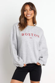 OUTERWEAR Boston Sweater - Grey