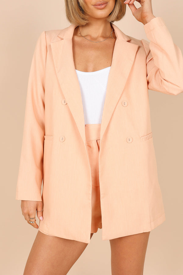 OUTERWEAR @Bridget Blazer - Peach