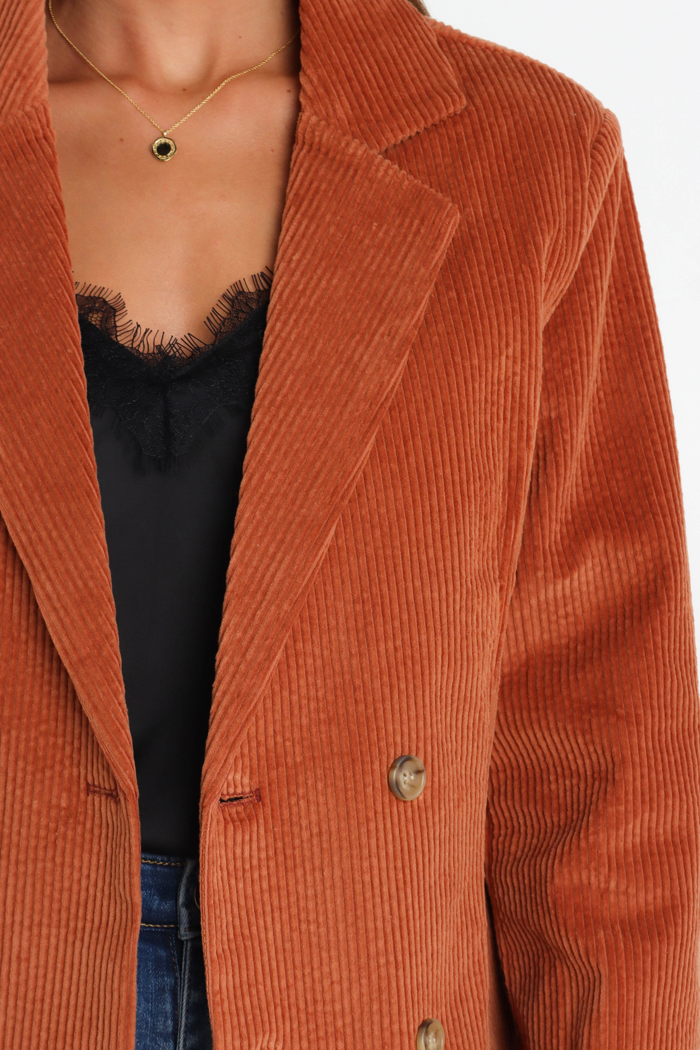 OUTERWEAR @Claudia Blazer - Brown