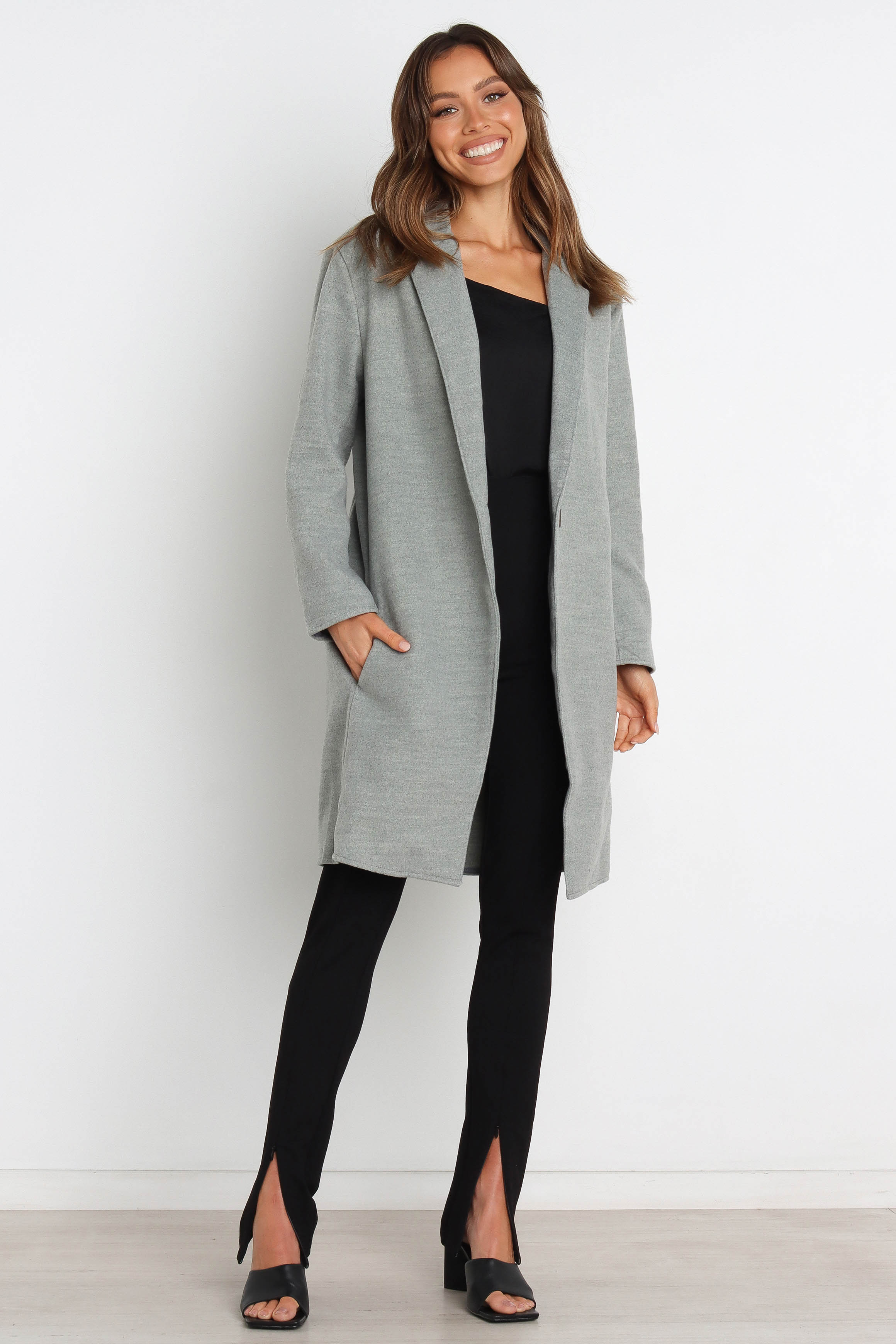 OUTERWEAR Devyn Coat - Grey (US Transfer - Don't put online)