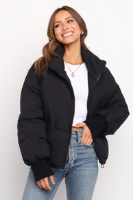 OUTERWEAR Edric Puffer Jacket - Black
