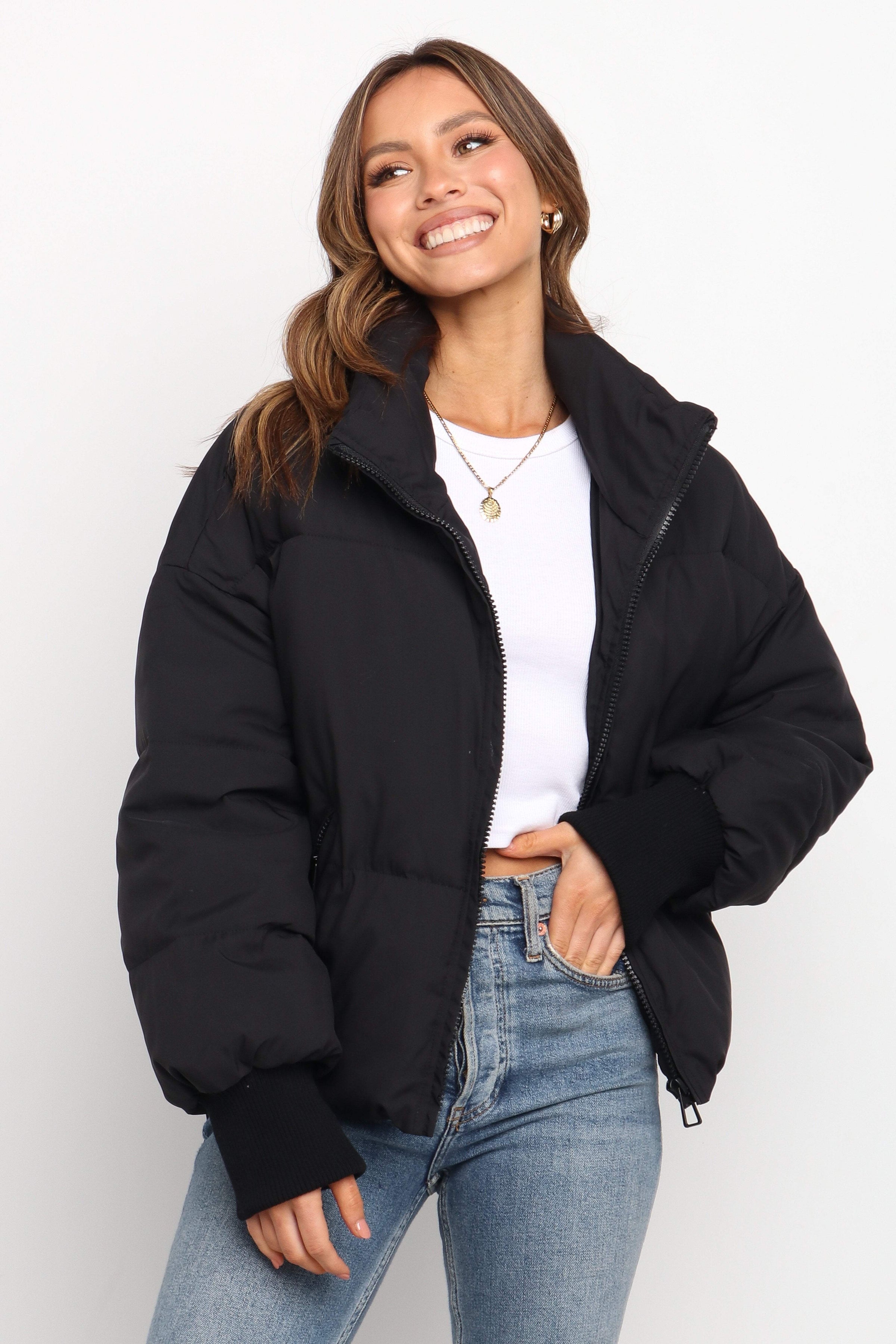 OUTERWEAR Edric Puffer Jacket - Black
