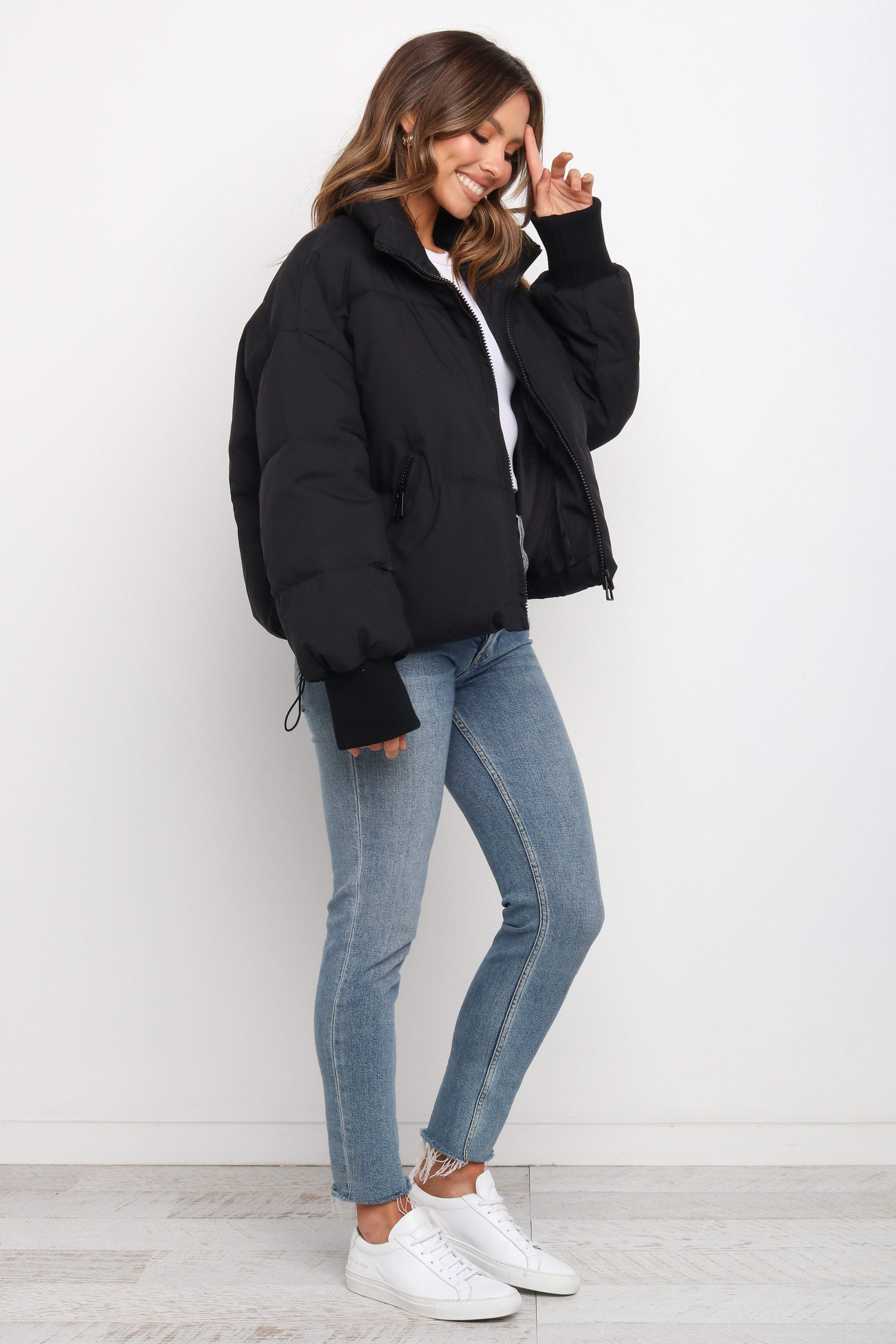 OUTERWEAR Edric Puffer Jacket - Black