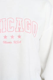 OUTERWEAR @Illinois Sweater - White