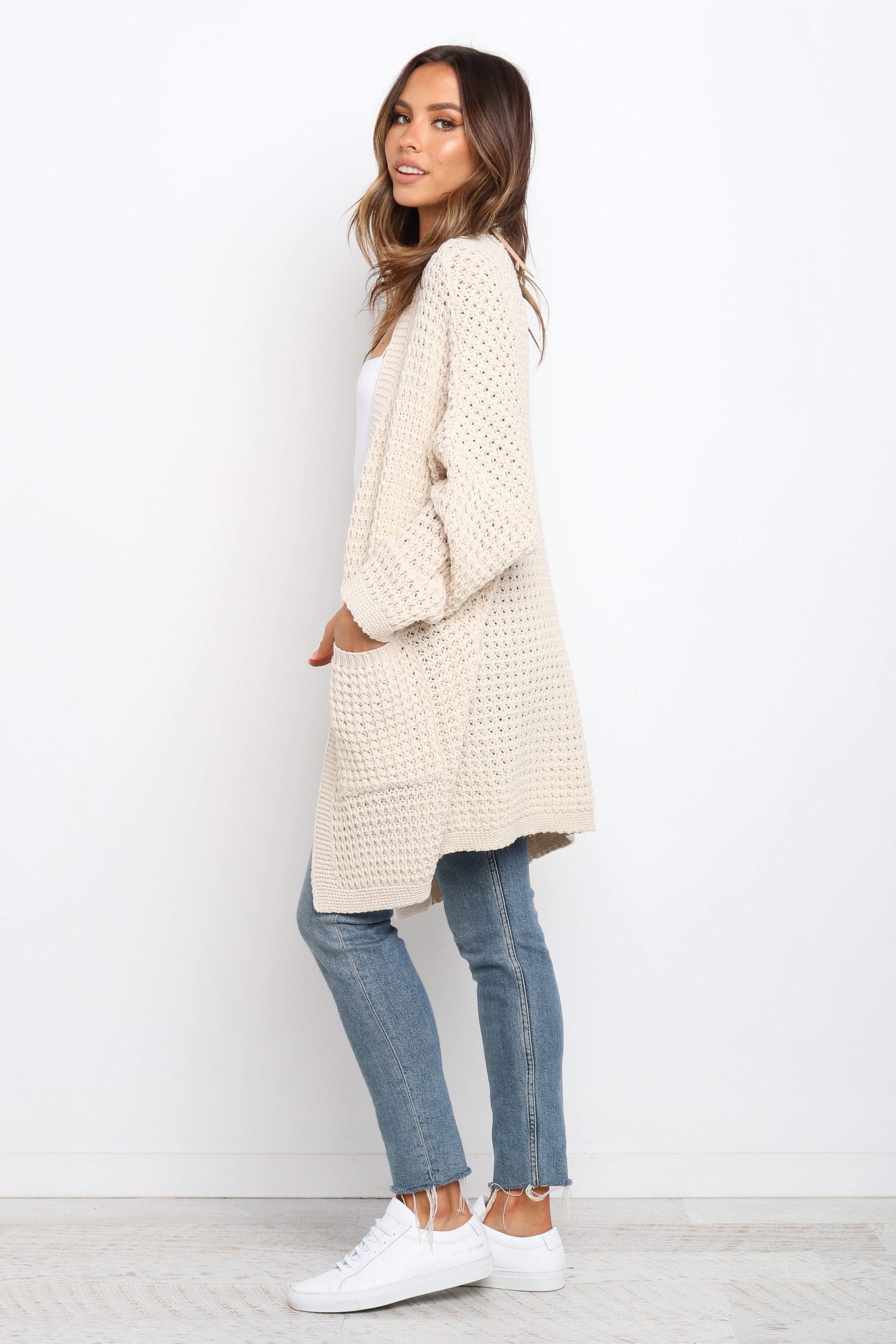 OUTERWEAR Leyonie Cardigan - Cream