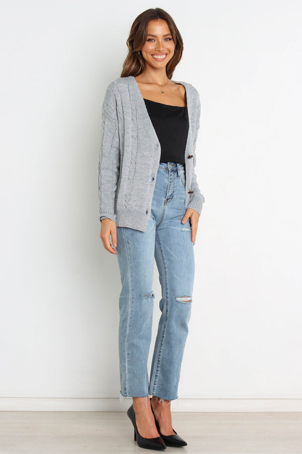 OUTERWEAR Lily Cardigan - Grey