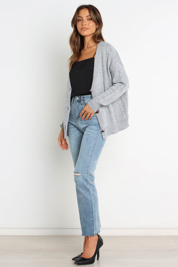 OUTERWEAR Lily Cardigan - Grey