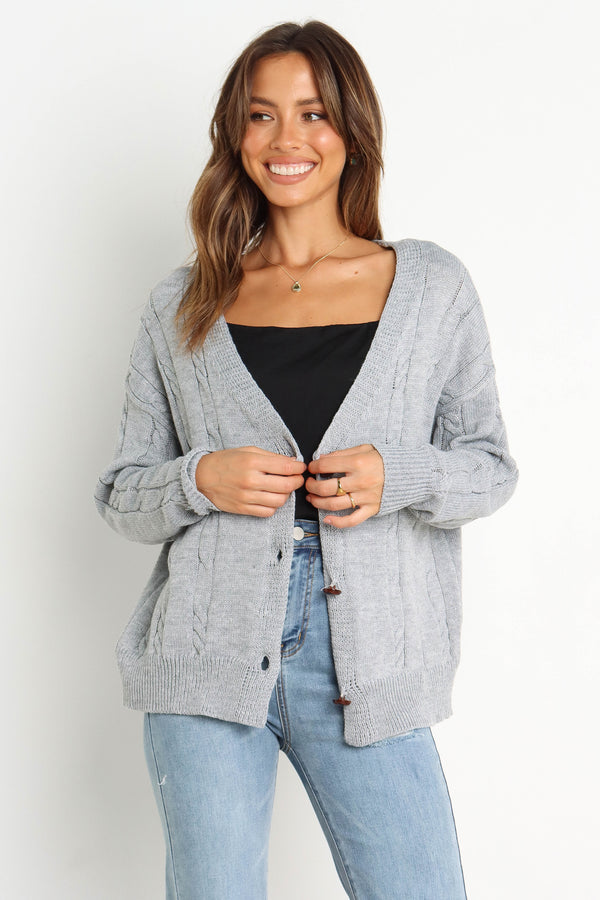 OUTERWEAR Lily Cardigan - Grey