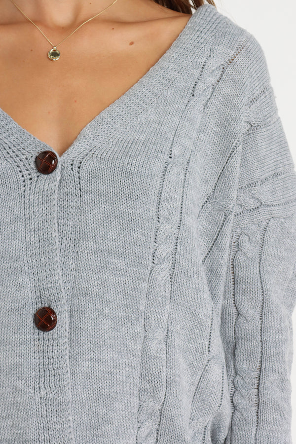 OUTERWEAR Lily Cardigan - Grey