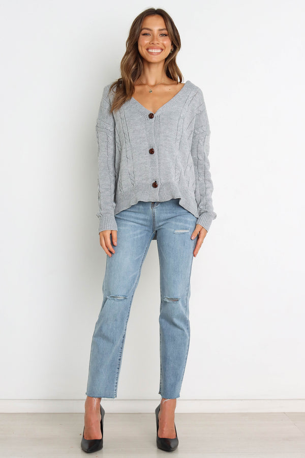 OUTERWEAR Lily Cardigan - Grey