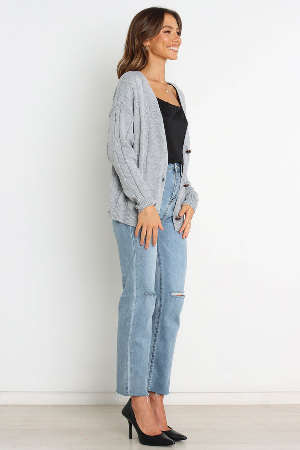 OUTERWEAR Lily Cardigan - Grey