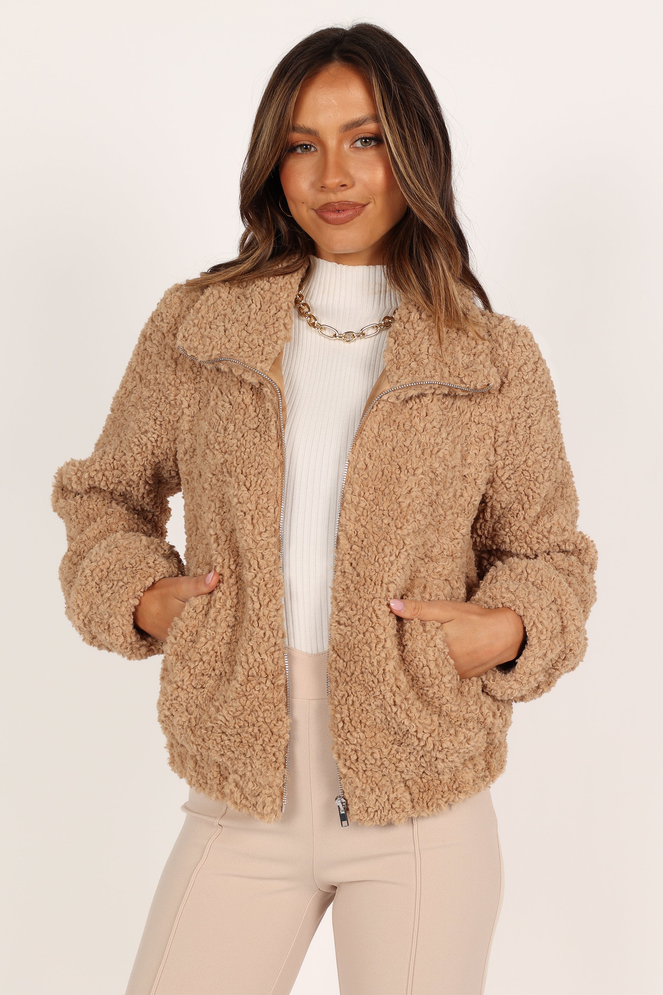 Puffy hotsell teddy jacket