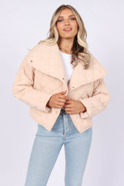 OUTERWEAR @Susannah Quilted Jacket - Beige