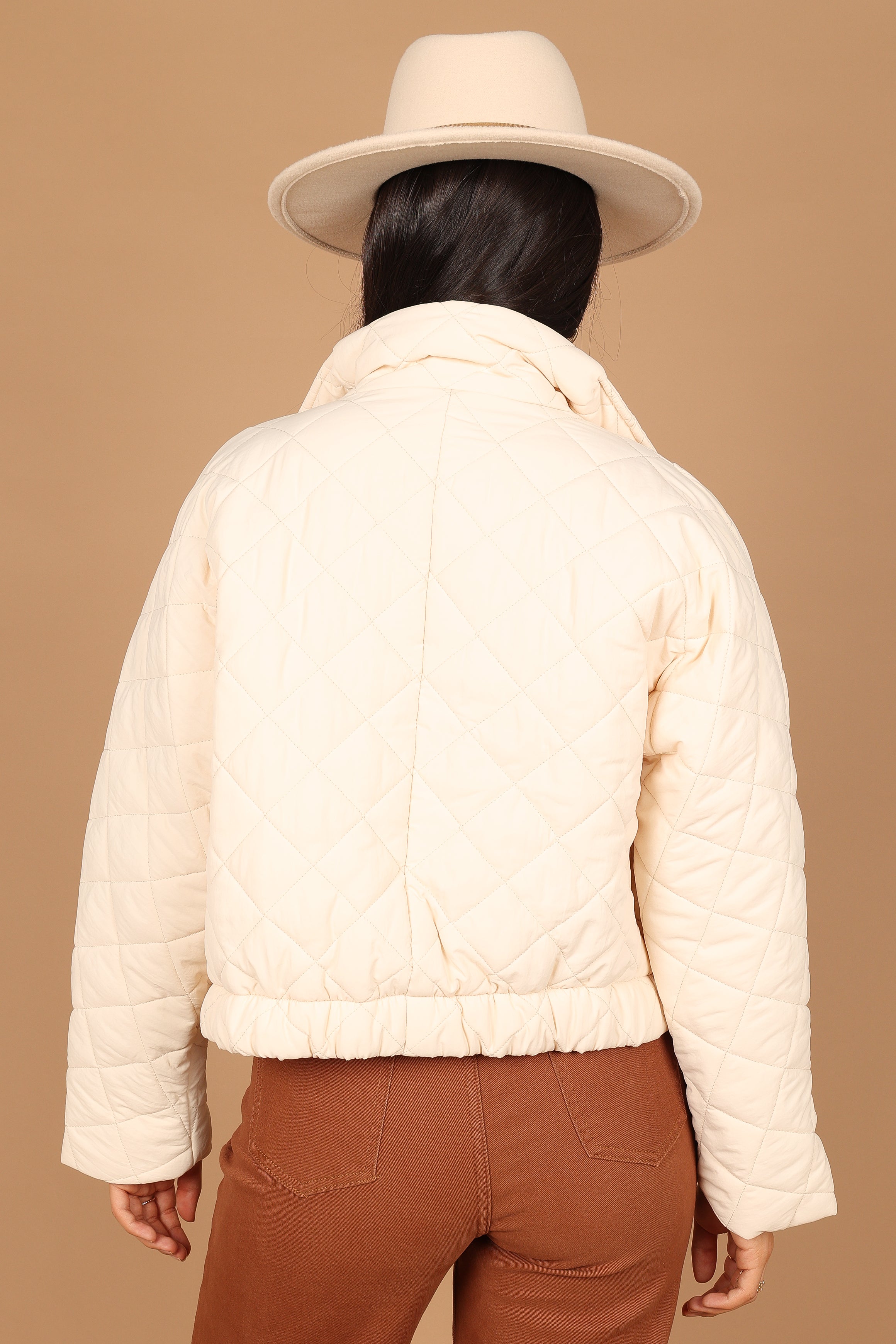 OUTERWEAR @Susannah Quilted Jacket - Cream