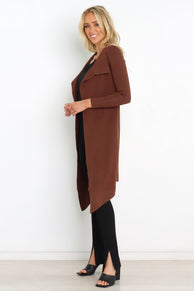 OUTERWEAR Tracey Cardigan - Chocolate