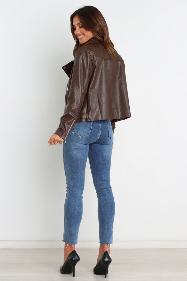 OUTERWEAR @Tuluah Jacket - Chocolate Brown