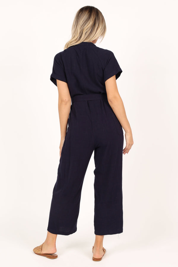 PLAYSUITS @Archie Jumpsuit - Navy