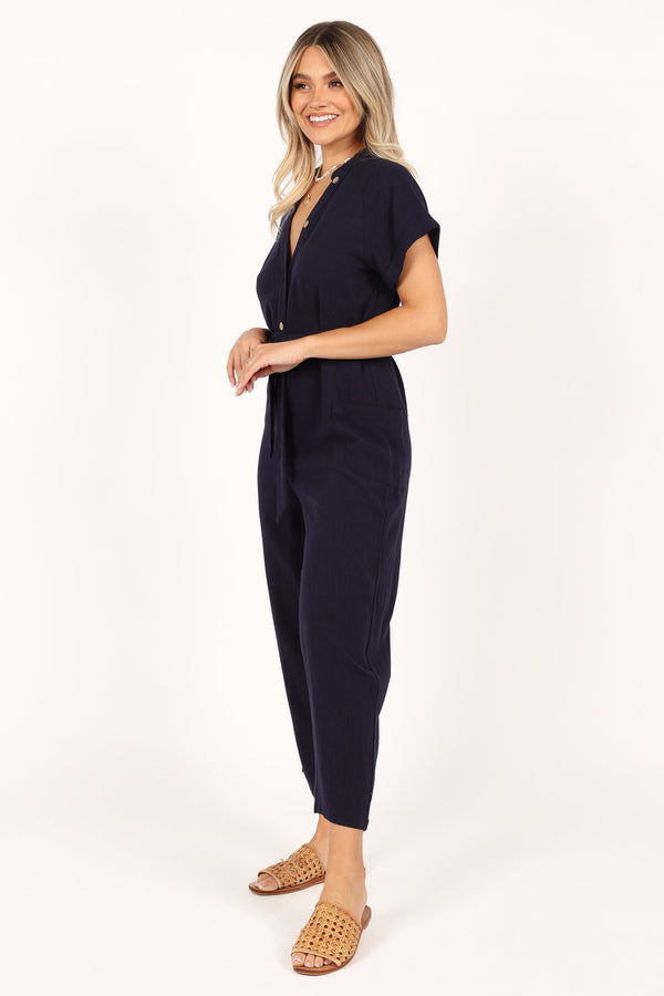 PLAYSUITS @Archie Jumpsuit - Navy