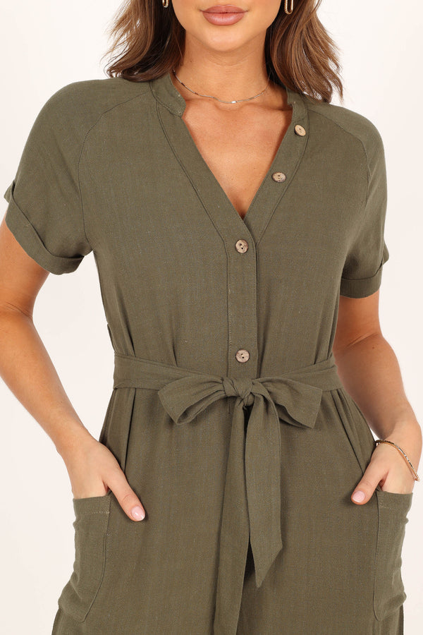 PLAYSUITS @Archie Jumpsuit - Olive