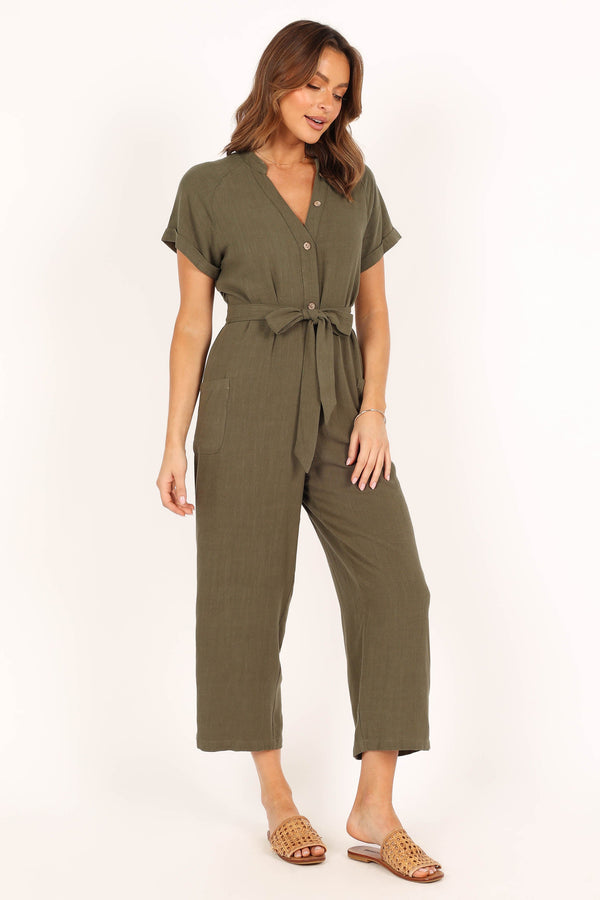 PLAYSUITS @Archie Jumpsuit - Olive