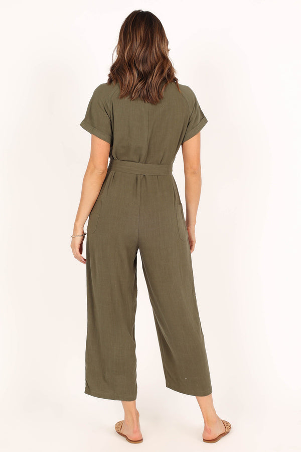 PLAYSUITS @Archie Jumpsuit - Olive