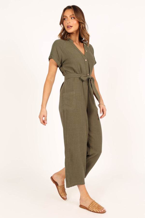 PLAYSUITS @Archie Jumpsuit - Olive