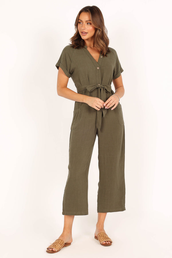 PLAYSUITS @Archie Jumpsuit - Olive