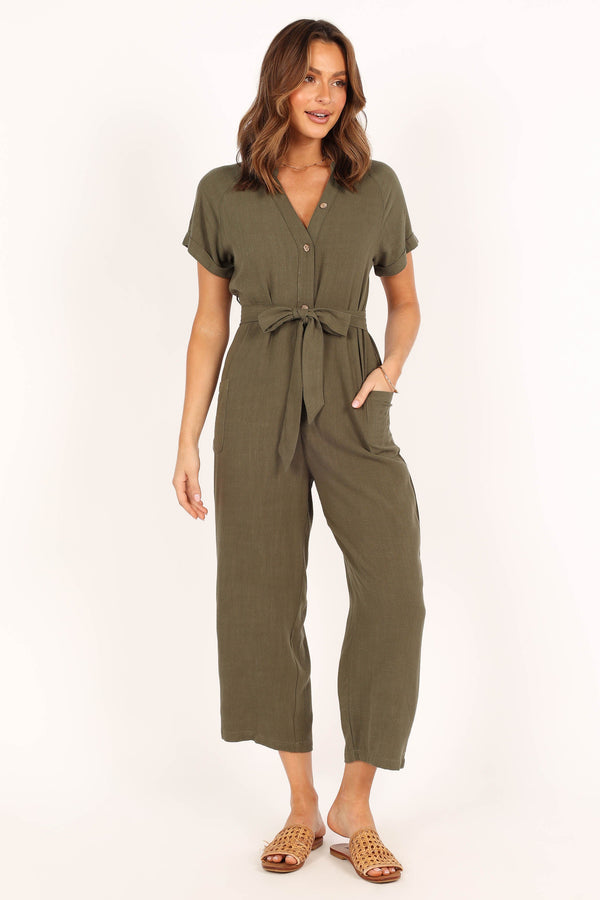 PLAYSUITS @Archie Jumpsuit - Olive