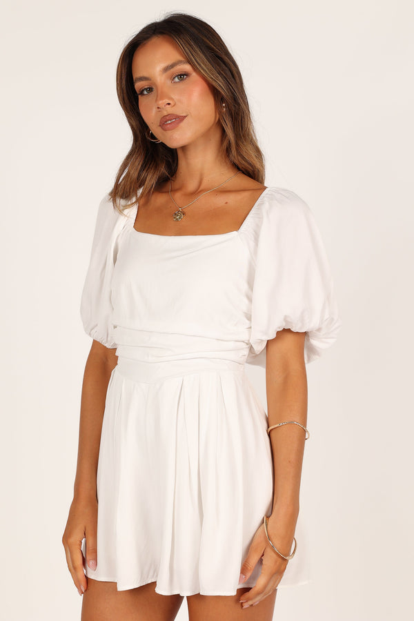 PLAYSUITS @Harlow Playsuit - White