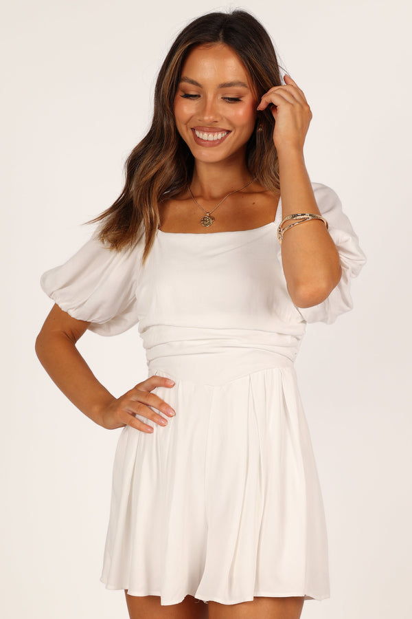 PLAYSUITS @Harlow Playsuit - White