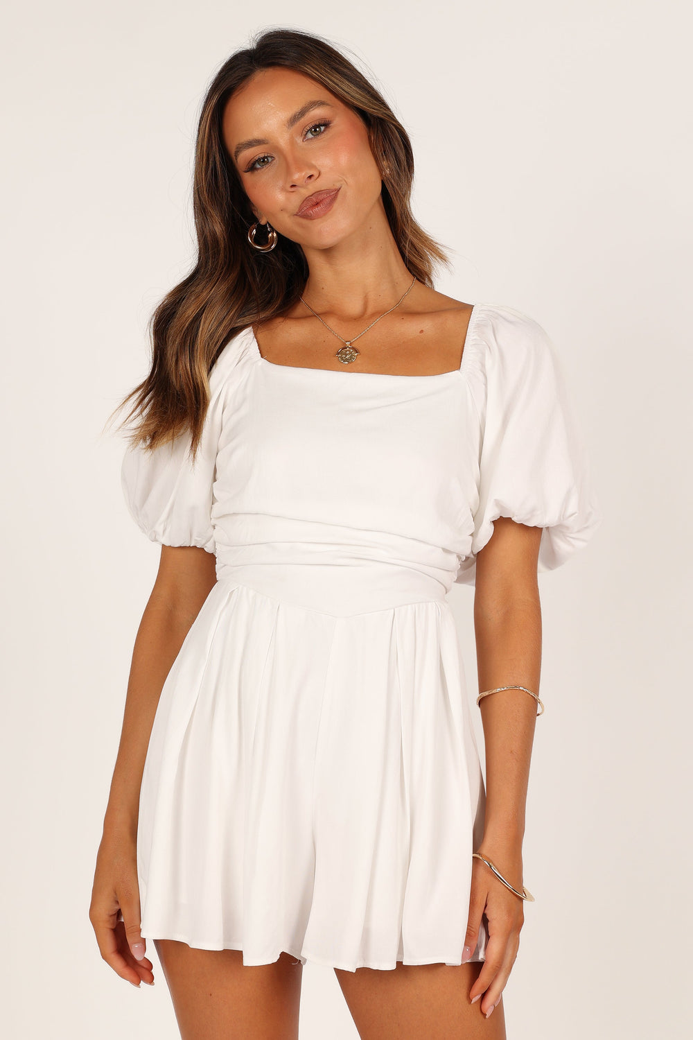 PLAYSUITS @Harlow Playsuit - White