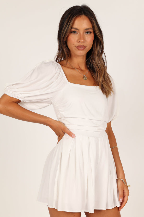 PLAYSUITS @Harlow Playsuit - White