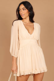 PLAYSUITS @Harriet Frill Romper - Ivory