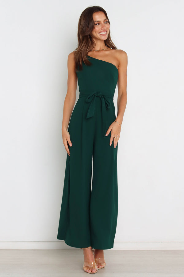 PLAYSUITS @Leyton Jumpsuit - Emerald (waiting on bulk)