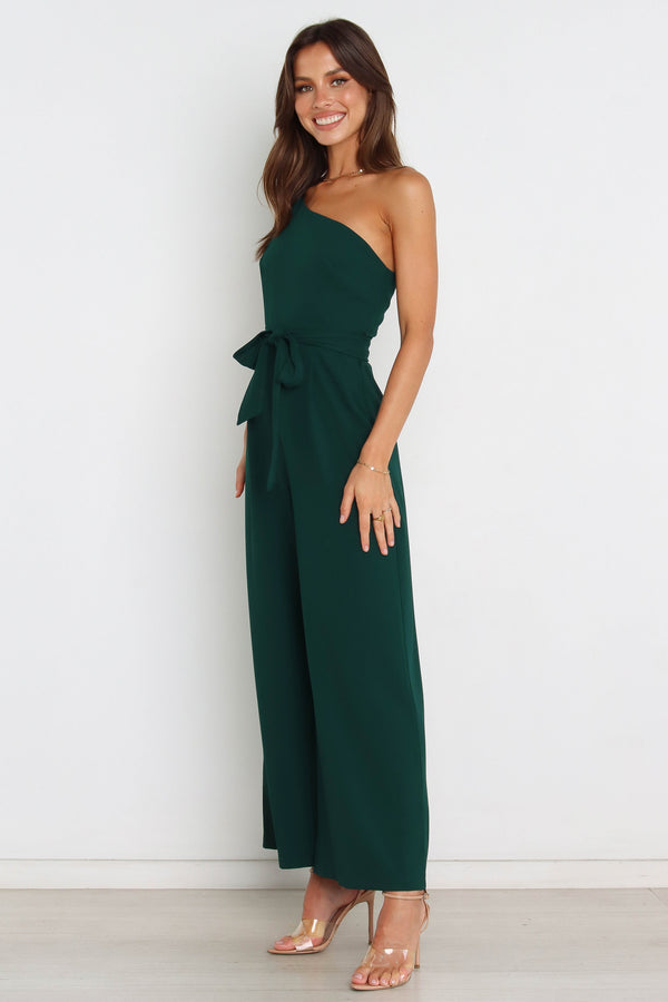 PLAYSUITS @Leyton Jumpsuit - Emerald (waiting on bulk)