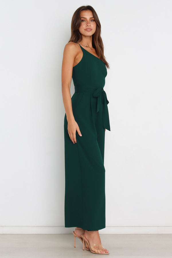 PLAYSUITS @Leyton Jumpsuit - Emerald (waiting on bulk)