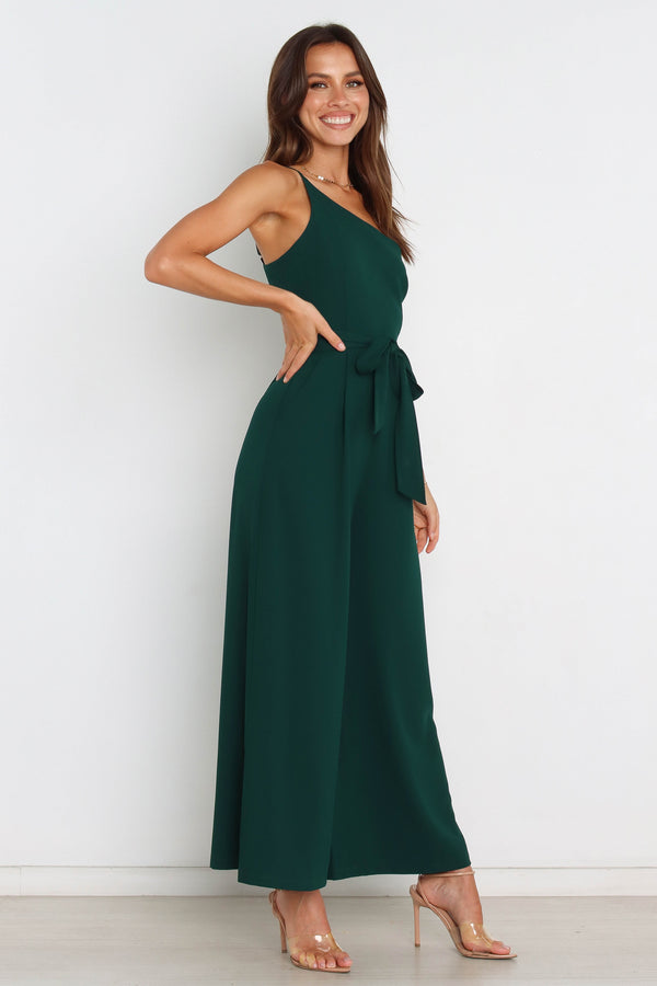 PLAYSUITS @Leyton Jumpsuit - Emerald (waiting on bulk)