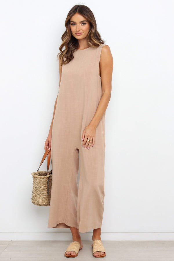 PLAYSUITS Yardlee Jumpsuit - Mocha