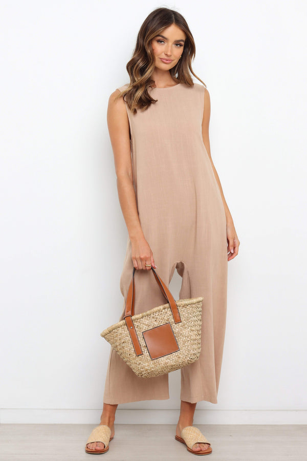 PLAYSUITS Yardlee Jumpsuit - Mocha