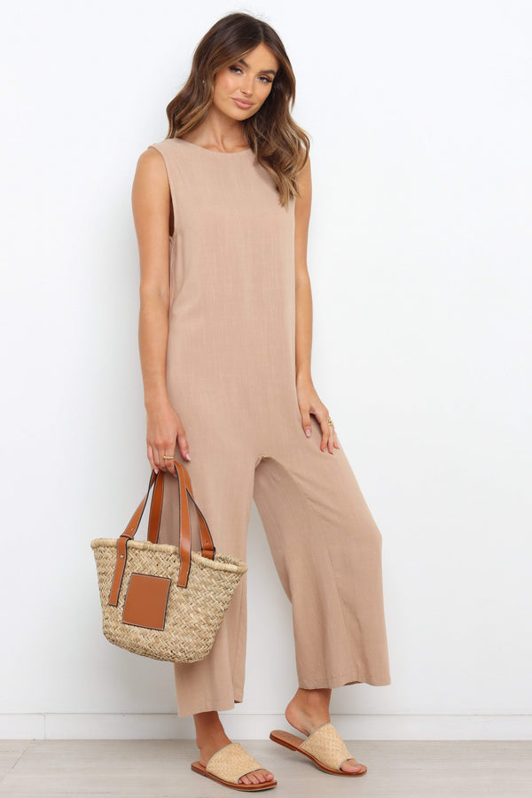 PLAYSUITS Yardlee Jumpsuit - Mocha