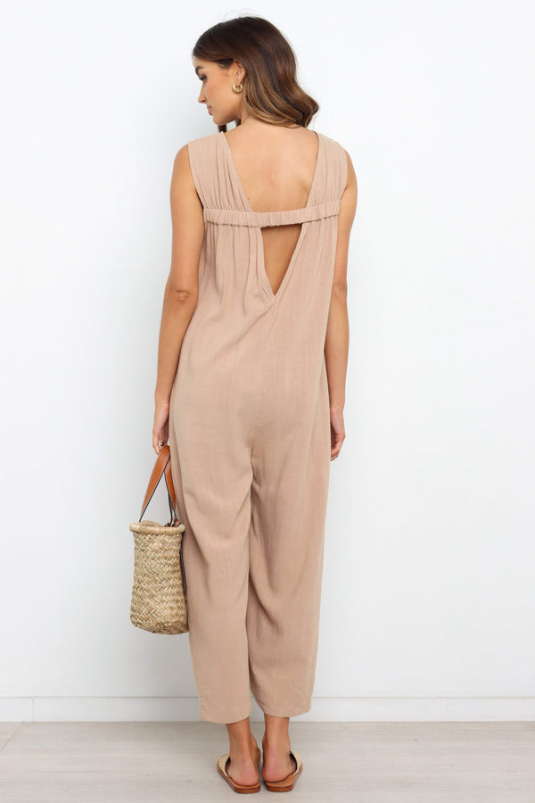 PLAYSUITS Yardlee Jumpsuit - Mocha