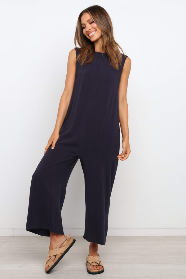 PLAYSUITS Yardlee Jumpsuit - Navy