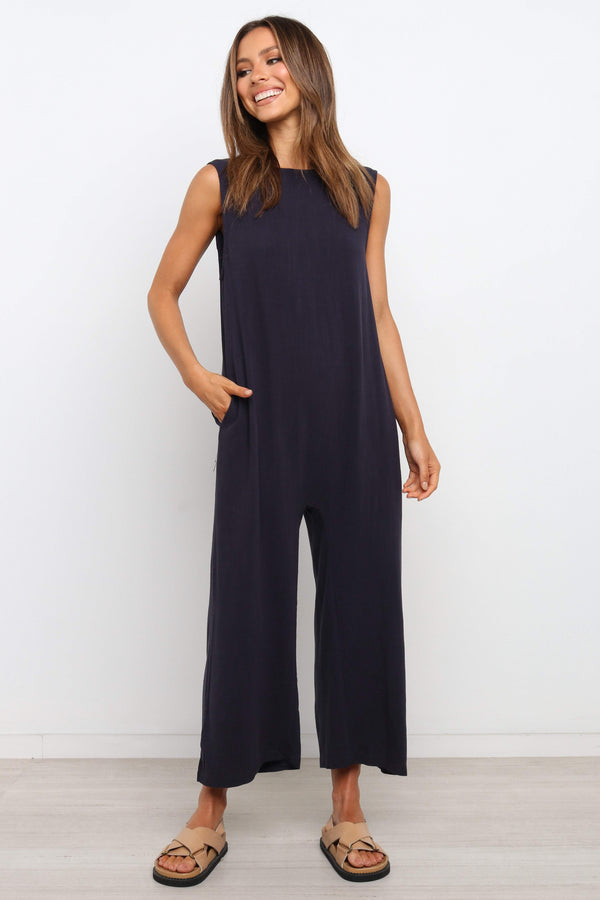 PLAYSUITS Yardlee Jumpsuit - Navy