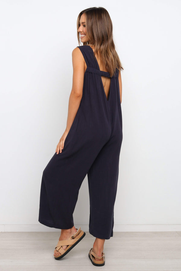 PLAYSUITS Yardlee Jumpsuit - Navy