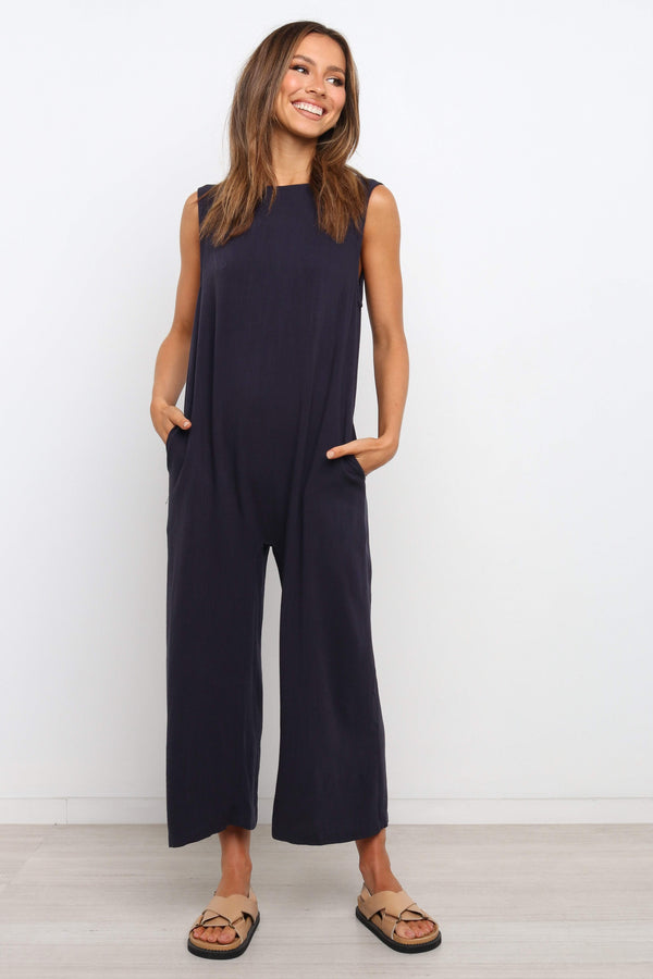 PLAYSUITS Yardlee Jumpsuit - Navy