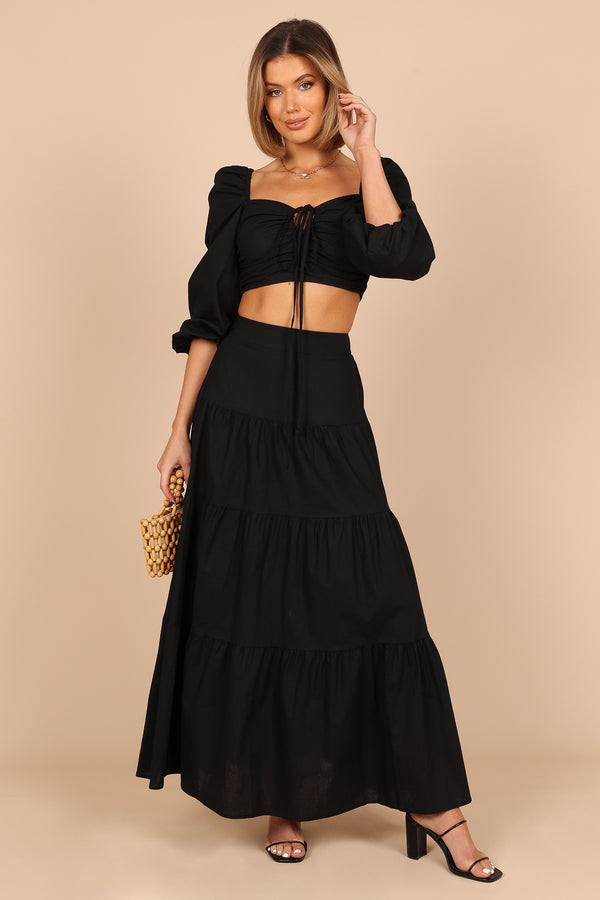 SETS @Alice Two Piece Set - Black