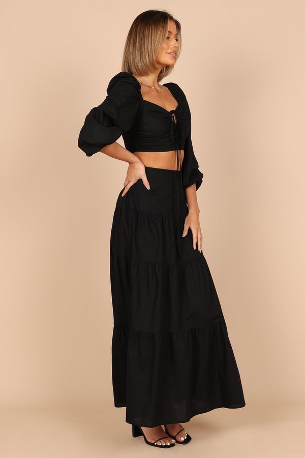 SETS @Alice Two Piece Set - Black