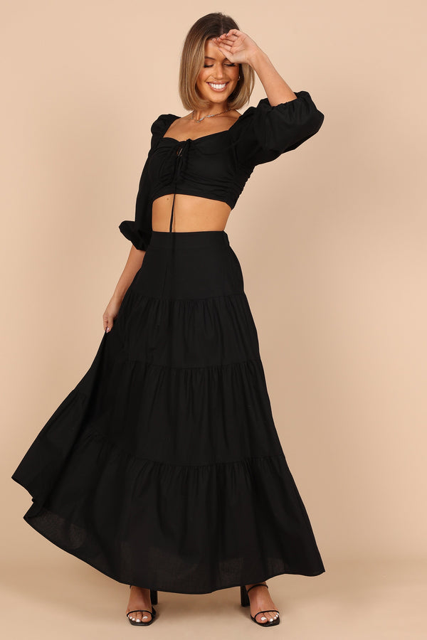 SETS @Alice Two Piece Set - Black