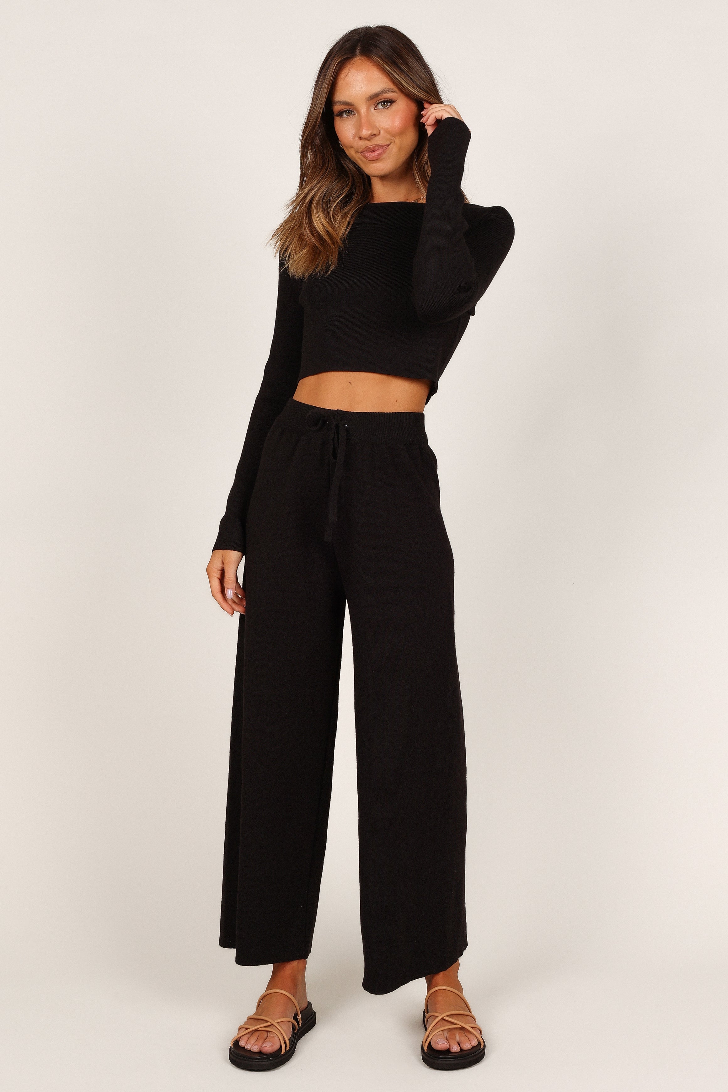 SETS Ayers Long Sleeve Set - Black